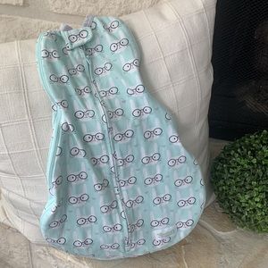 Woombie swaddle that grows with baby!
